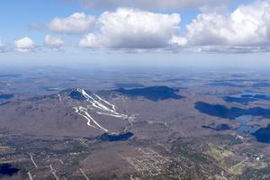 Mount Orford, still with snow