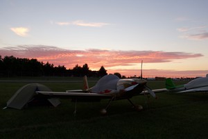 Sunset in Homebuilt Camping